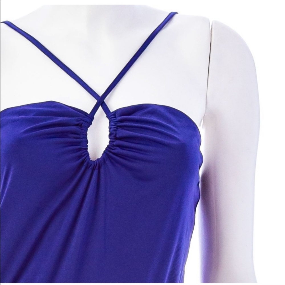 🇺🇸 Bebe Cobalt Blue Halter Jumpsuit 💙 - Picture 9 of 13